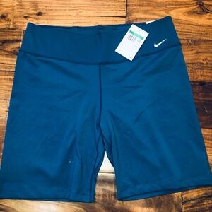 Nike Women's Deep Teal High-Waist XL Bike Shorts NWT